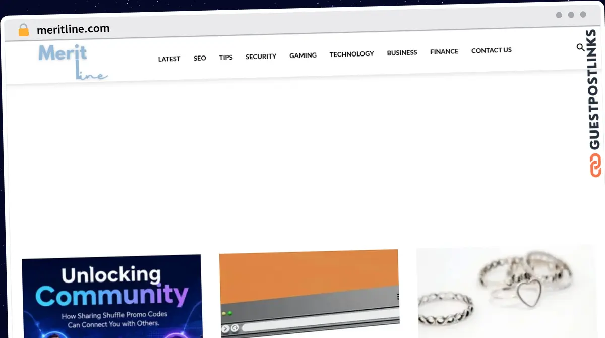 Publish Guest Post on meritline.com