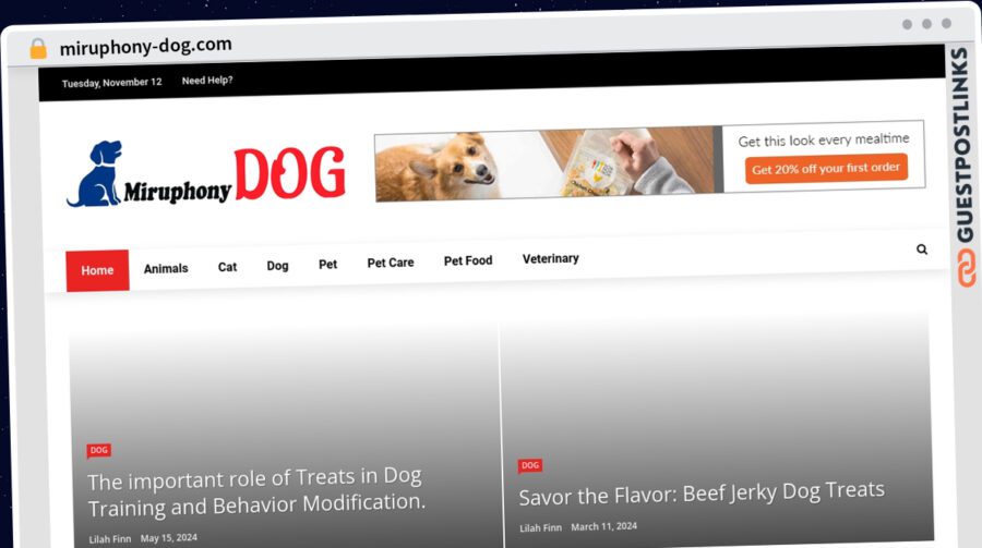 Publish Guest Post on miruphony-dog.com