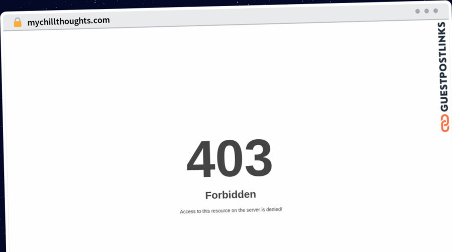 Publish Guest Post on mychillthoughts.com
