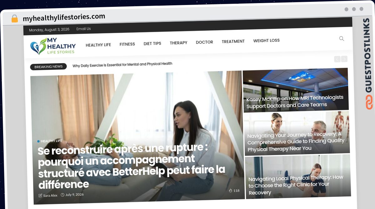 Publish Guest Post on myhealthylifestories.com