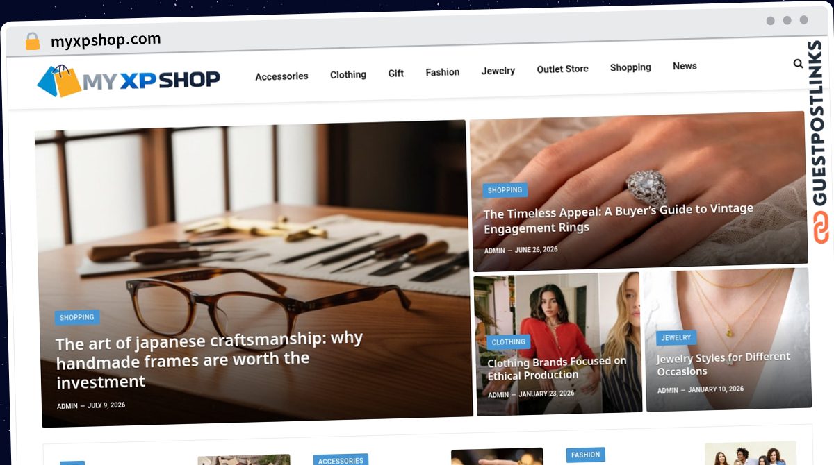 Publish Guest Post on myxpshop.com