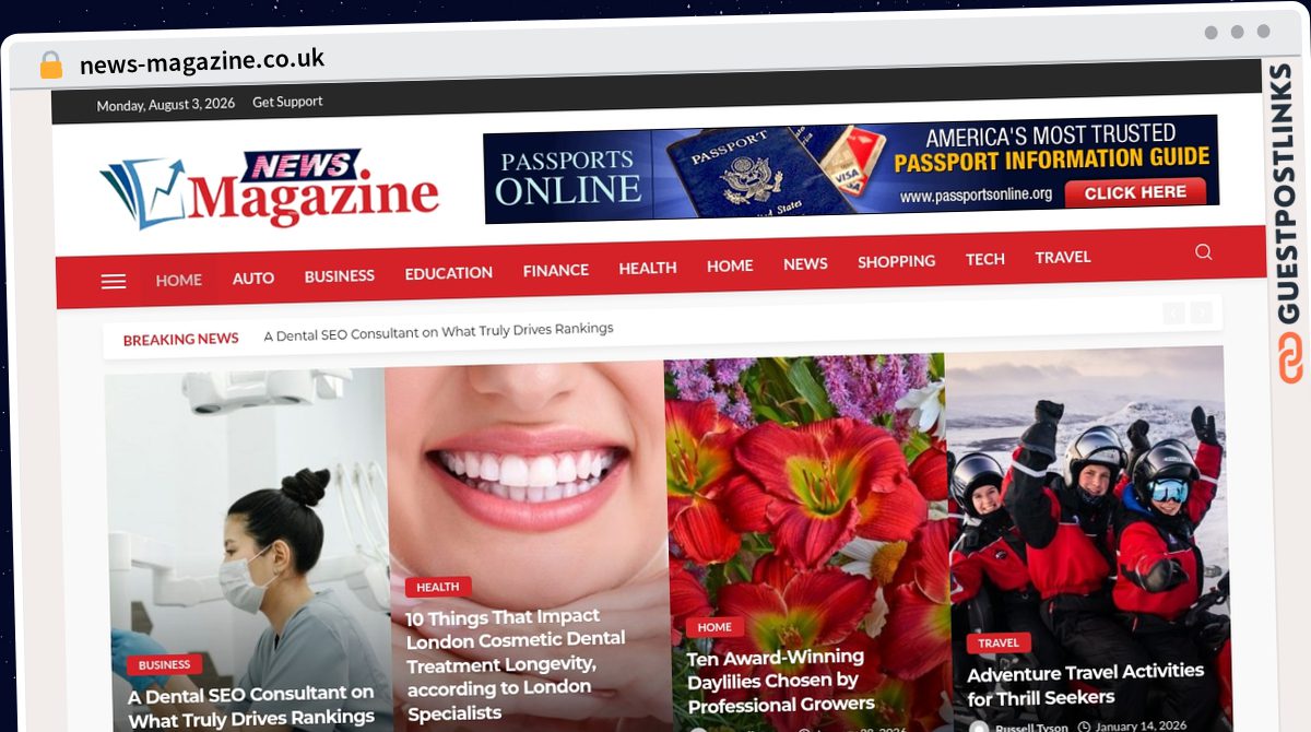 Publish Guest Post on news-magazine.co.uk