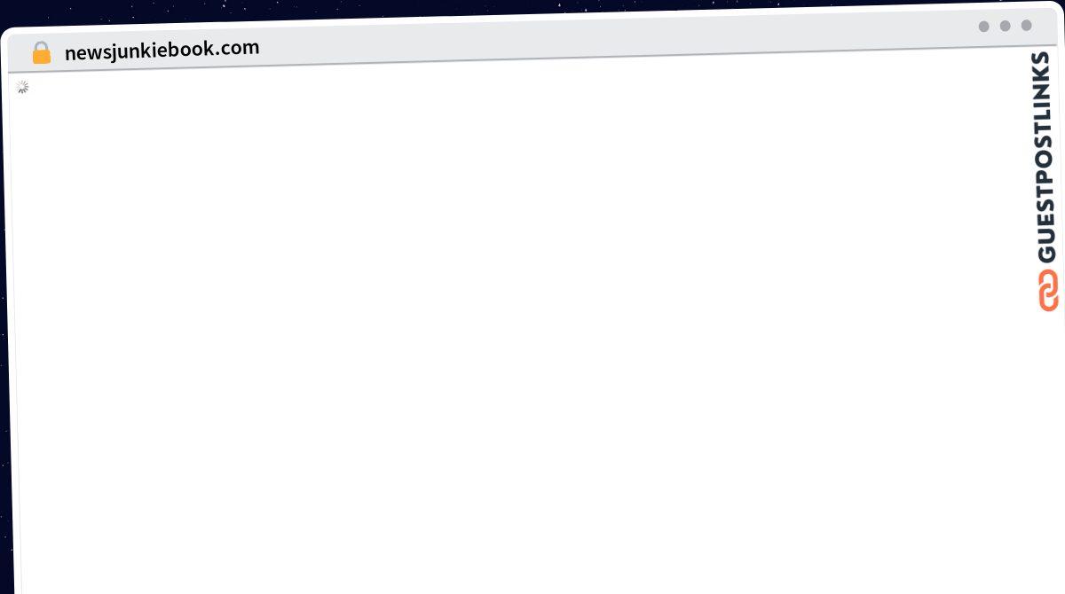 Publish Guest Post on newsjunkiebook.com