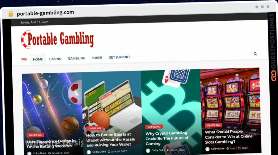 Publish Guest Post on portable-gambling.com