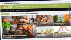 Publish Guest Post on positiveresultshealth.com