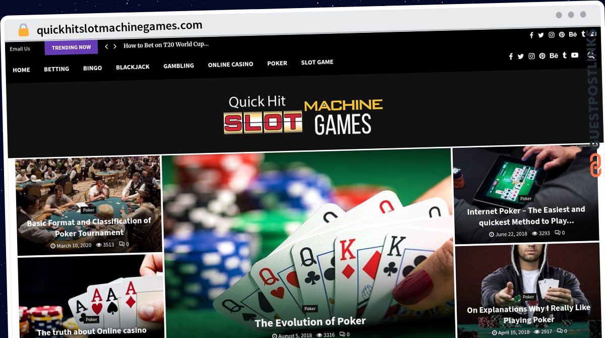 Publish Guest Post on quickhitslotmachinegames.com