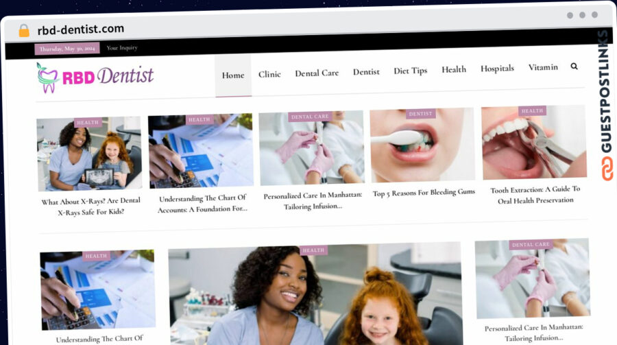 Publish Guest Post on rbd-dentist.com