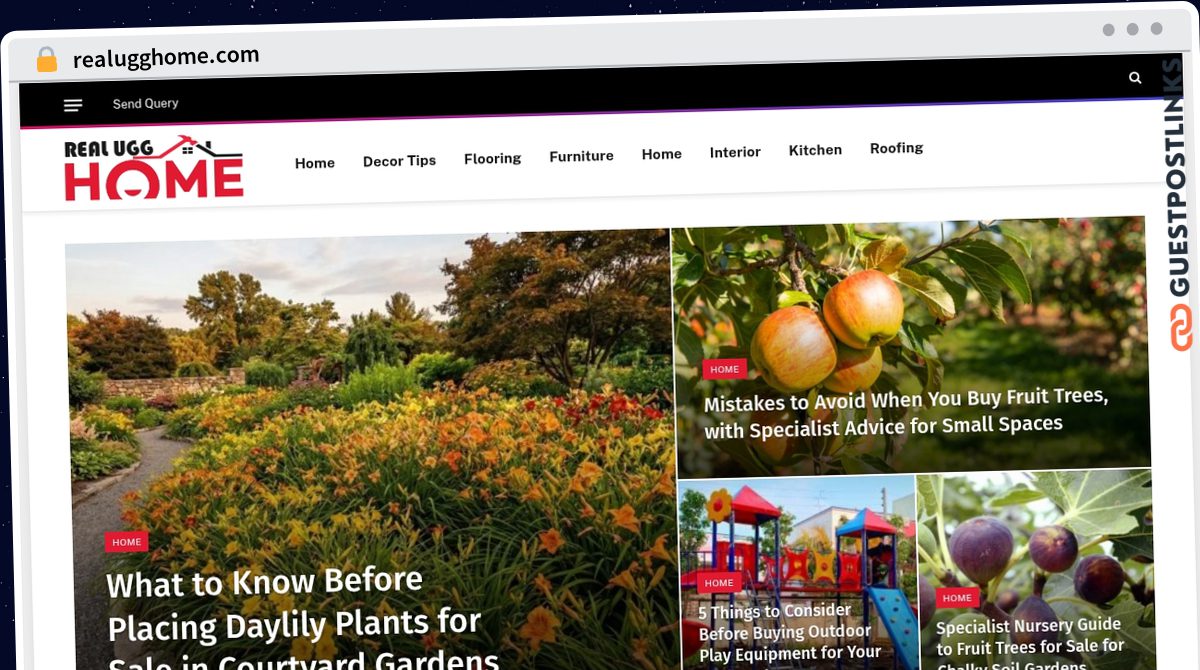 Publish Guest Post on realugghome.com