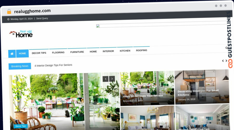 Publish Guest Post on realugghome.com