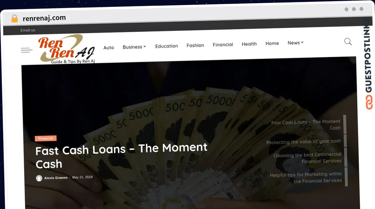 Publish Guest Post on renrenaj.com