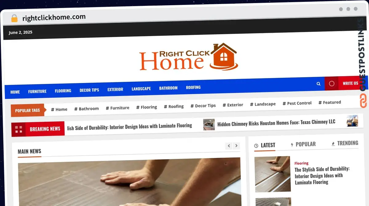 Publish Guest Post on rightclickhome.com
