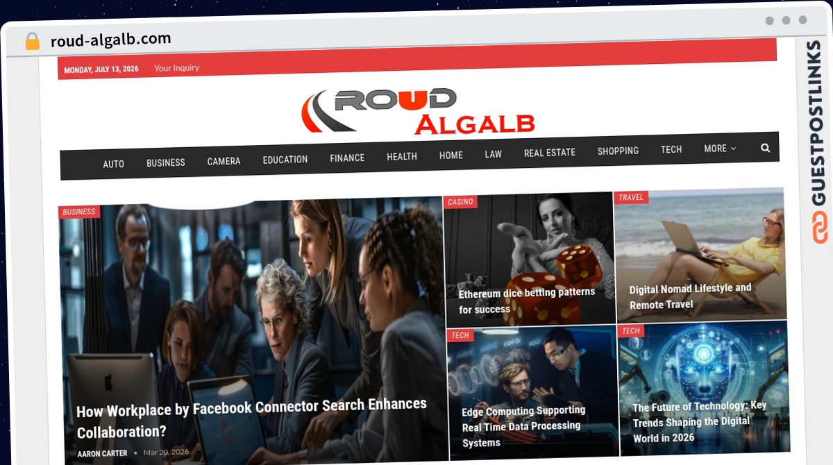 Publish Guest Post on roud-algalb.com