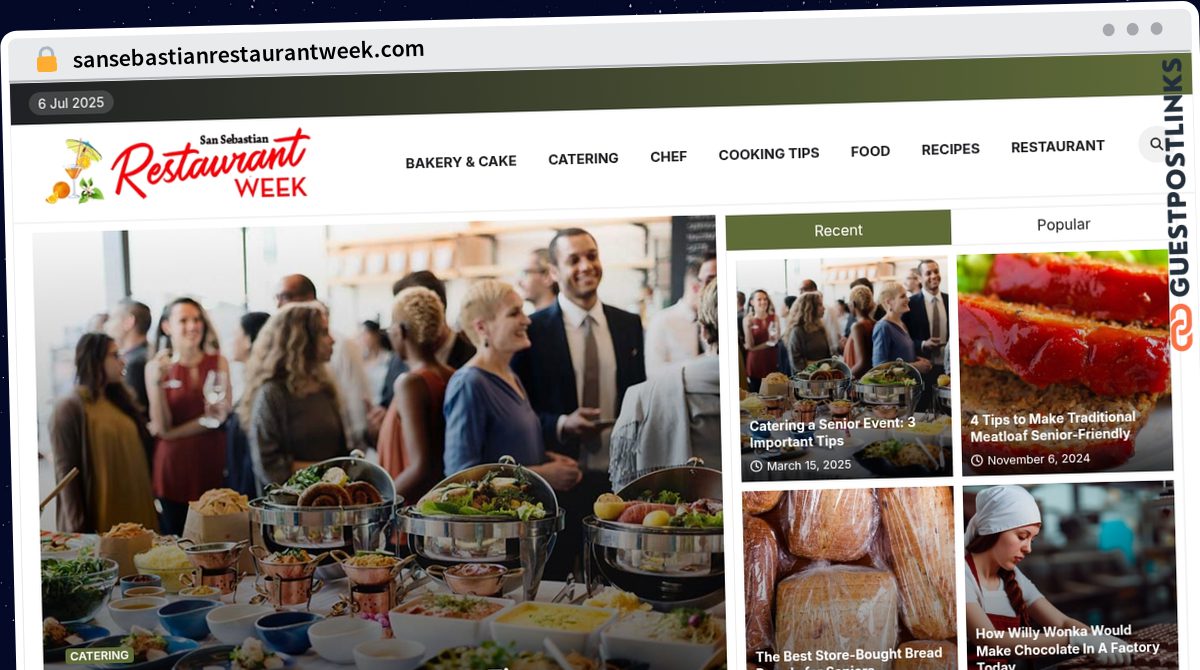 Publish Guest Post on sansebastianrestaurantweek.com