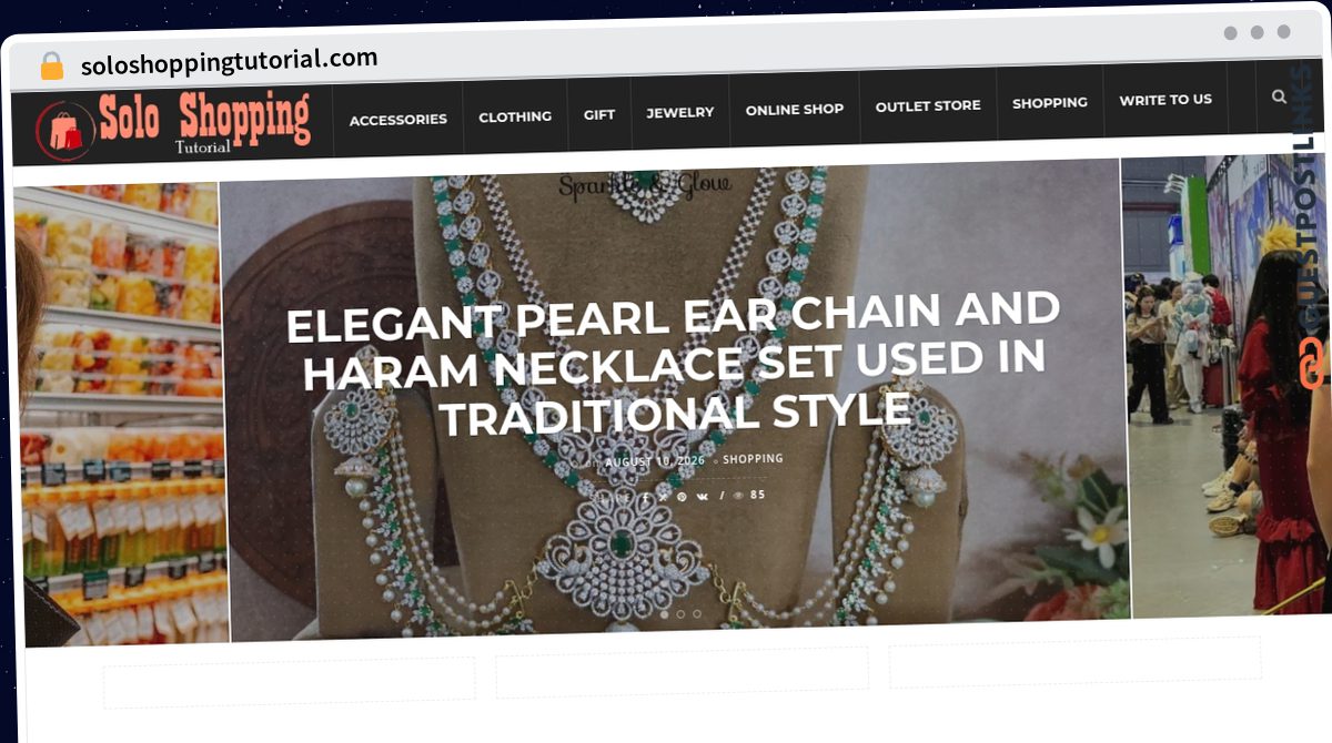 Publish Guest Post on soloshoppingtutorial.com