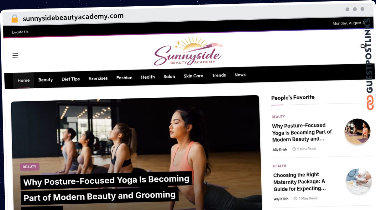 Publish Guest Post on sunnysidebeautyacademy.com