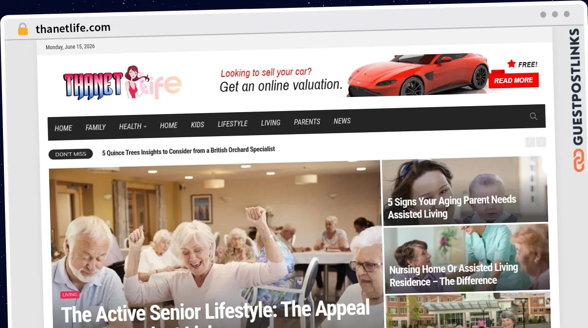Publish Guest Post on thanetlife.com