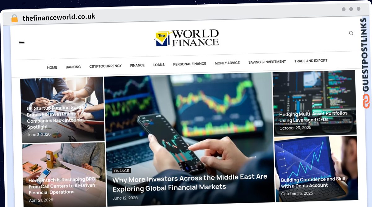 Publish Guest Post on thefinanceworld.co.uk