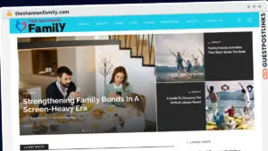 Publish Guest Post on theshannonfamily.com