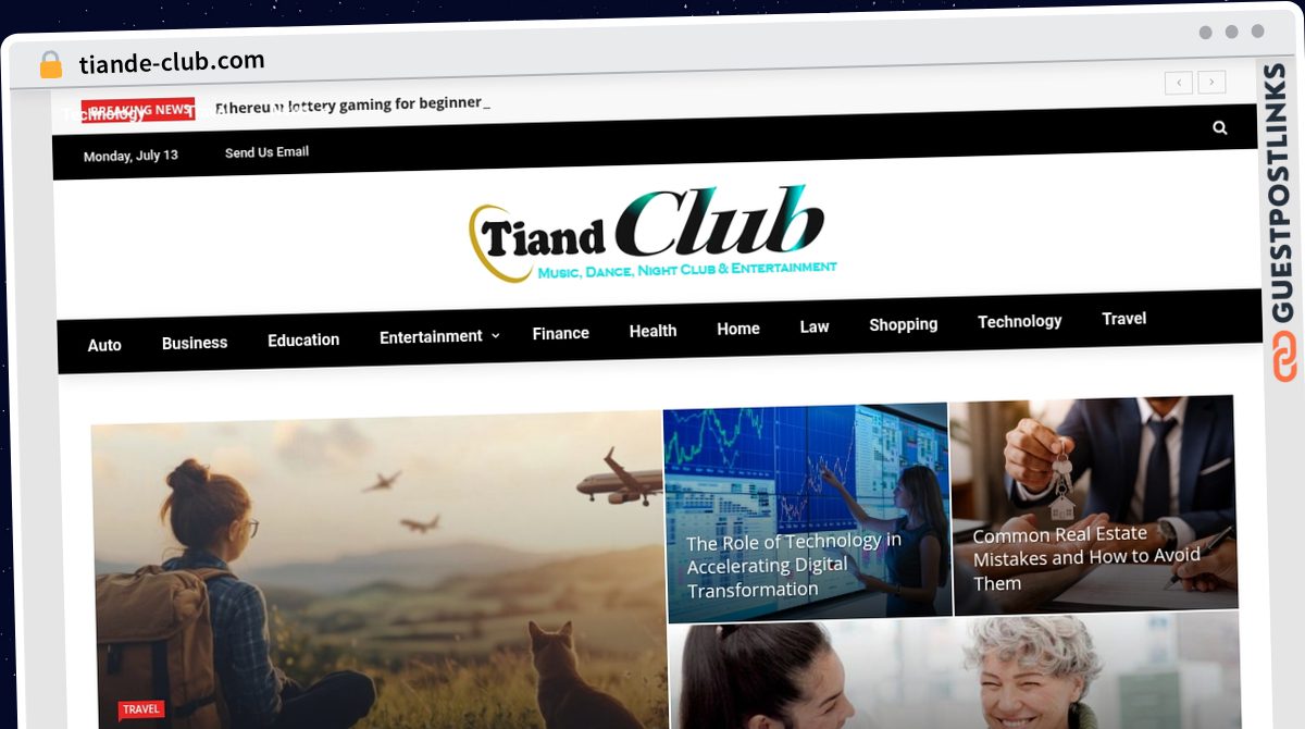 Publish Guest Post on tiande-club.com