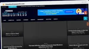 Publish Guest Post on timesbusinessworld.com