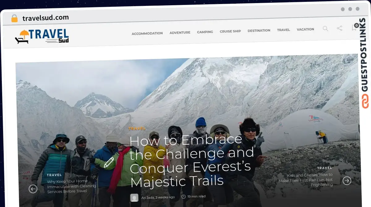 Publish Guest Post on travelsud.com