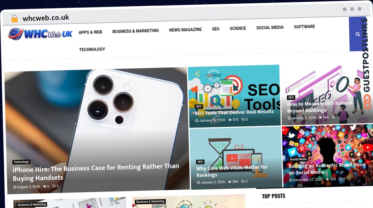 Publish Guest Post on whcweb.co.uk