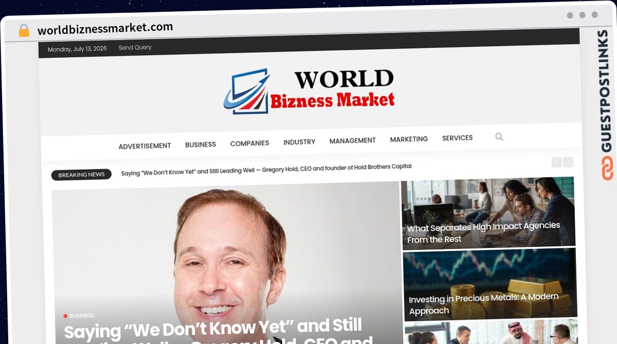 Publish Guest Post on worldbiznessmarket.com