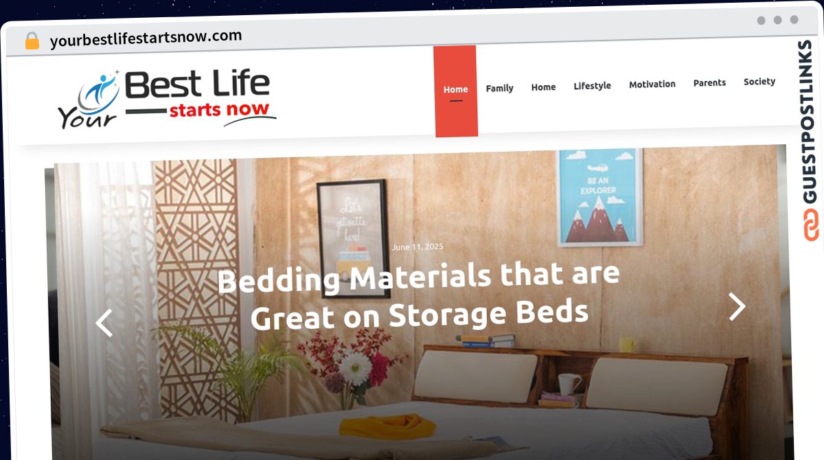 Publish Guest Post on yourbestlifestartsnow.com