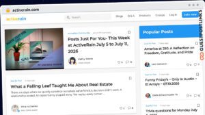 Publish Guest Post on activerain.com