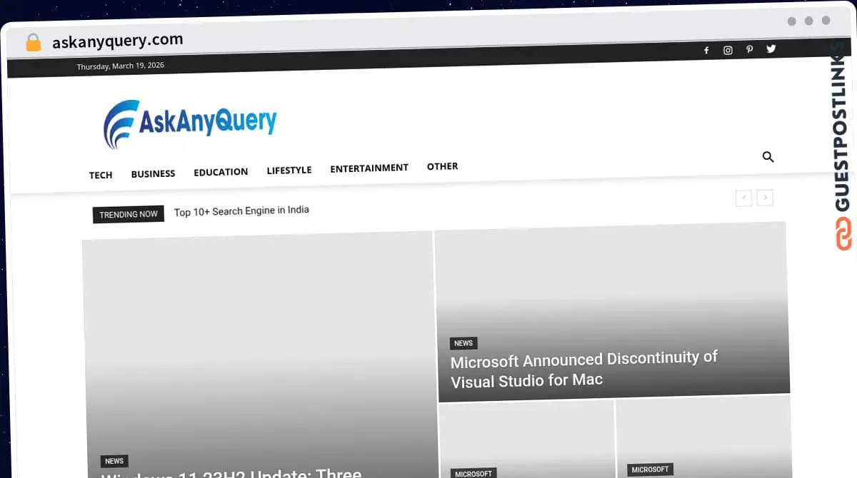 Publish Guest Post on askanyquery.com