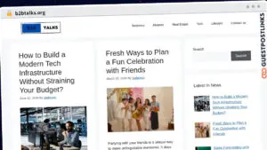 Publish Guest Post on b2btalks.org