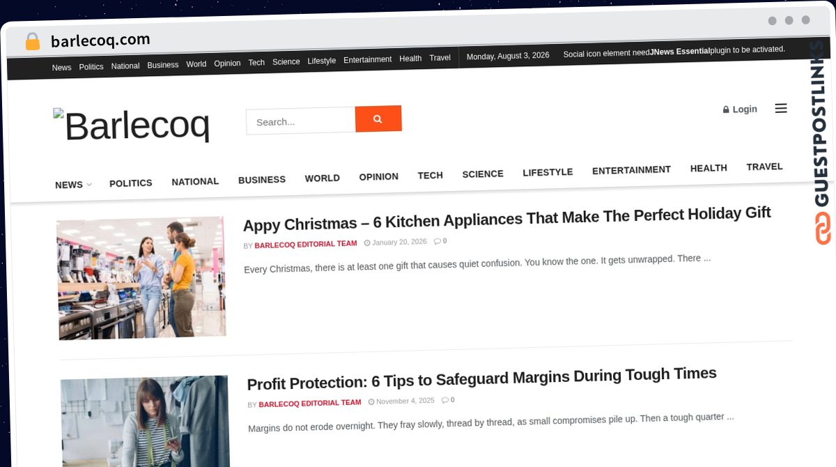 Publish Guest Post on barlecoq.com