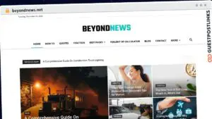 Publish Guest Post on beyondnews.net