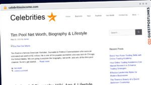 Publish Guest Post on celebritiesincome.com