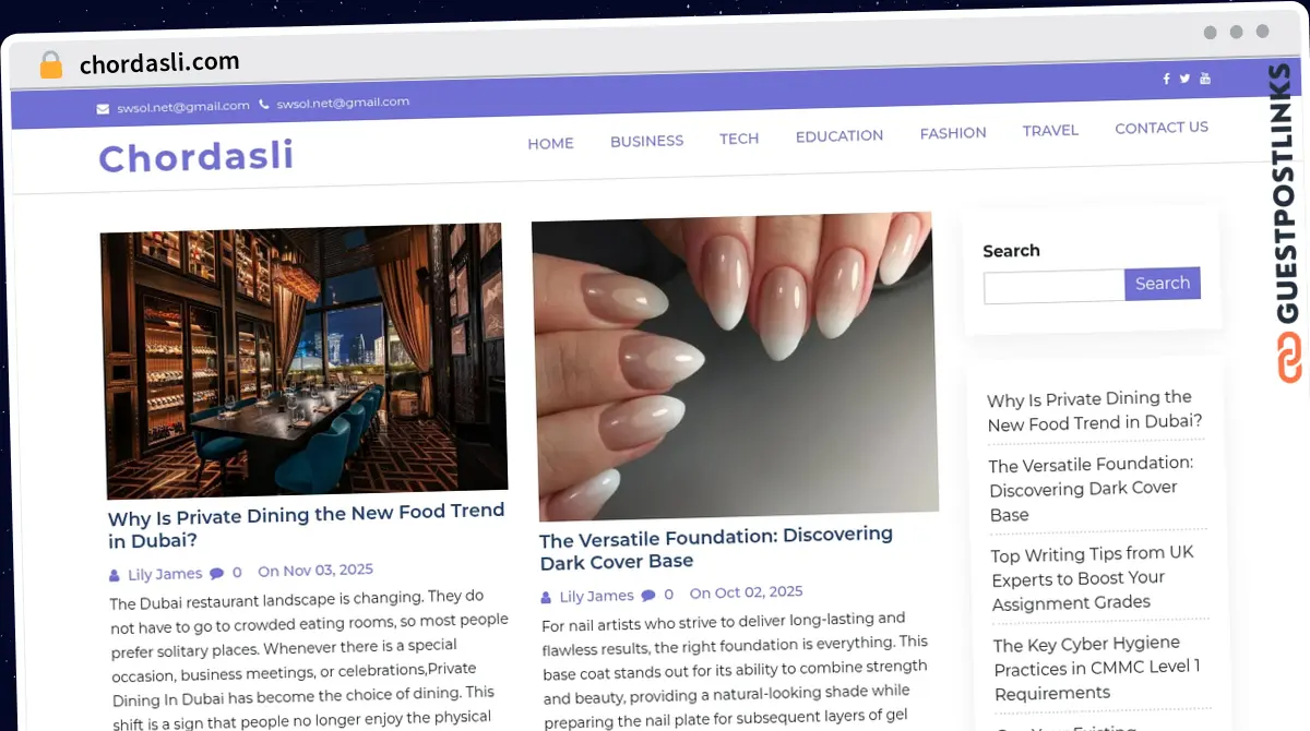 Publish Guest Post on chordasli.com