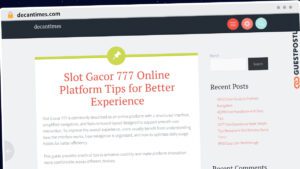 Publish Guest Post on decantimes.com