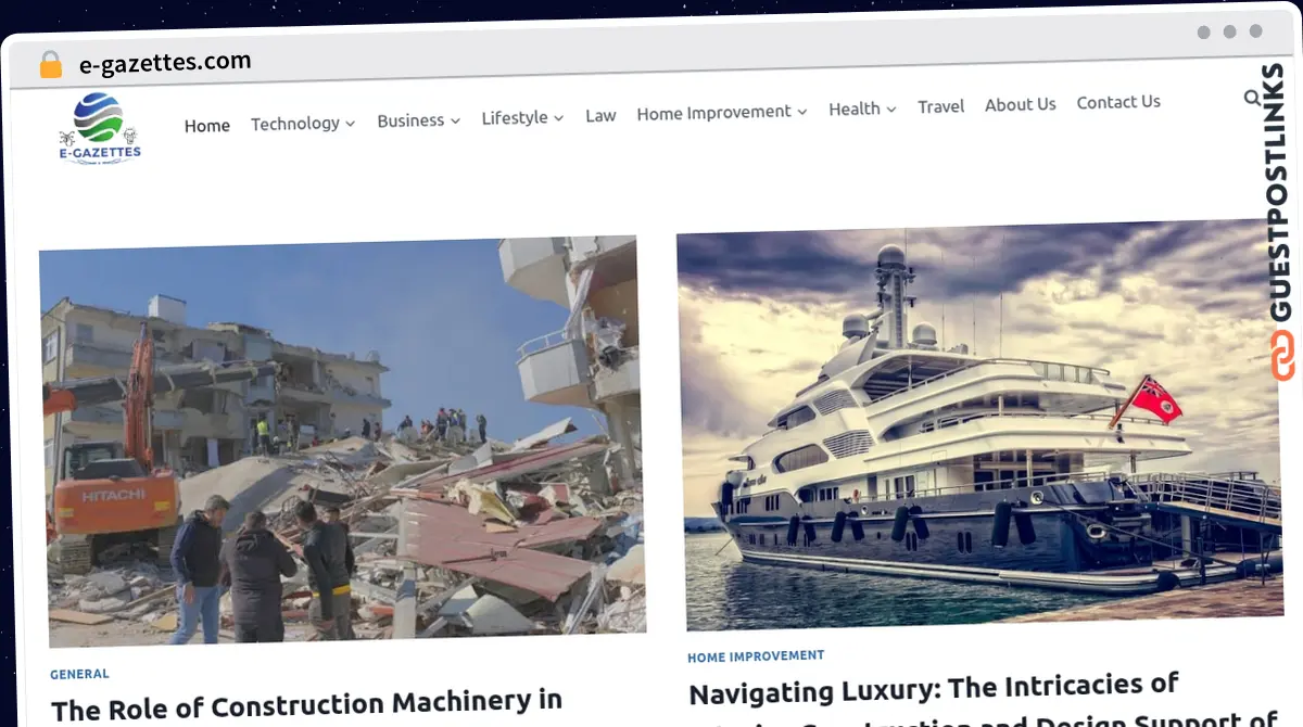 Publish Guest Post on e-gazettes.com