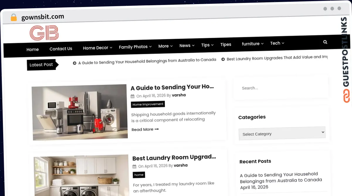 Publish Guest Post on gownsbit.com