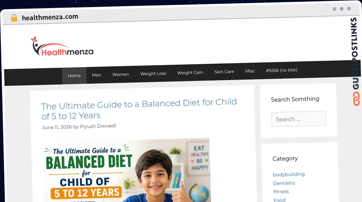 Publish Guest Post on healthmenza.com