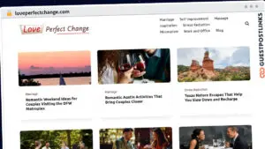 Publish Guest Post on loveperfectchange.com