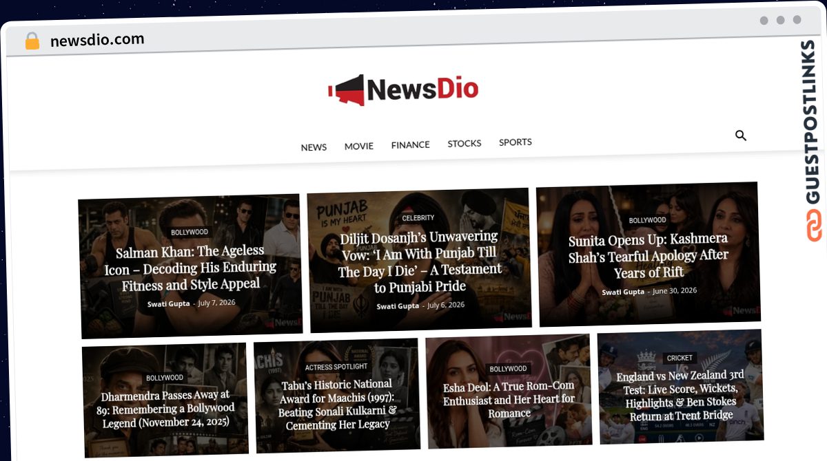 Publish Guest Post on newsdio.com