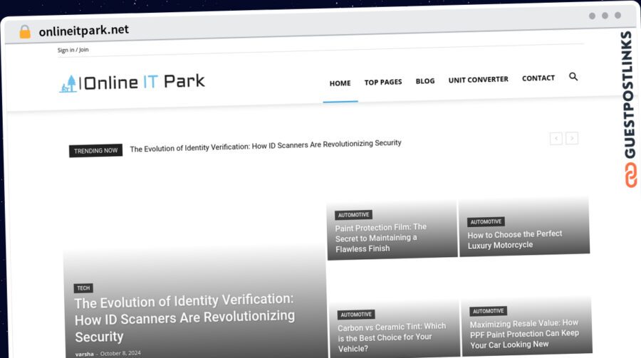 Publish Guest Post on onlineitpark.net