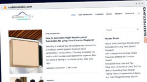Publish Guest Post on residencetalk.com