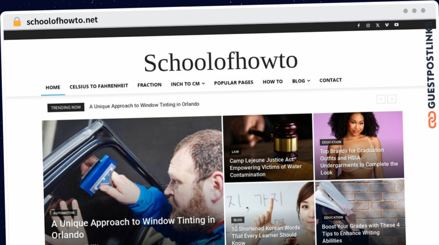 Publish Guest Post on schoolofhowto.net