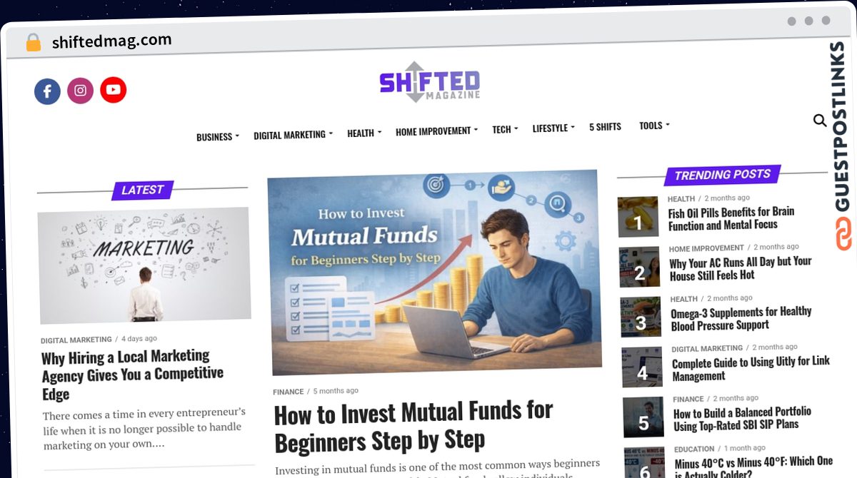 Publish Guest Post on shiftedmag.com