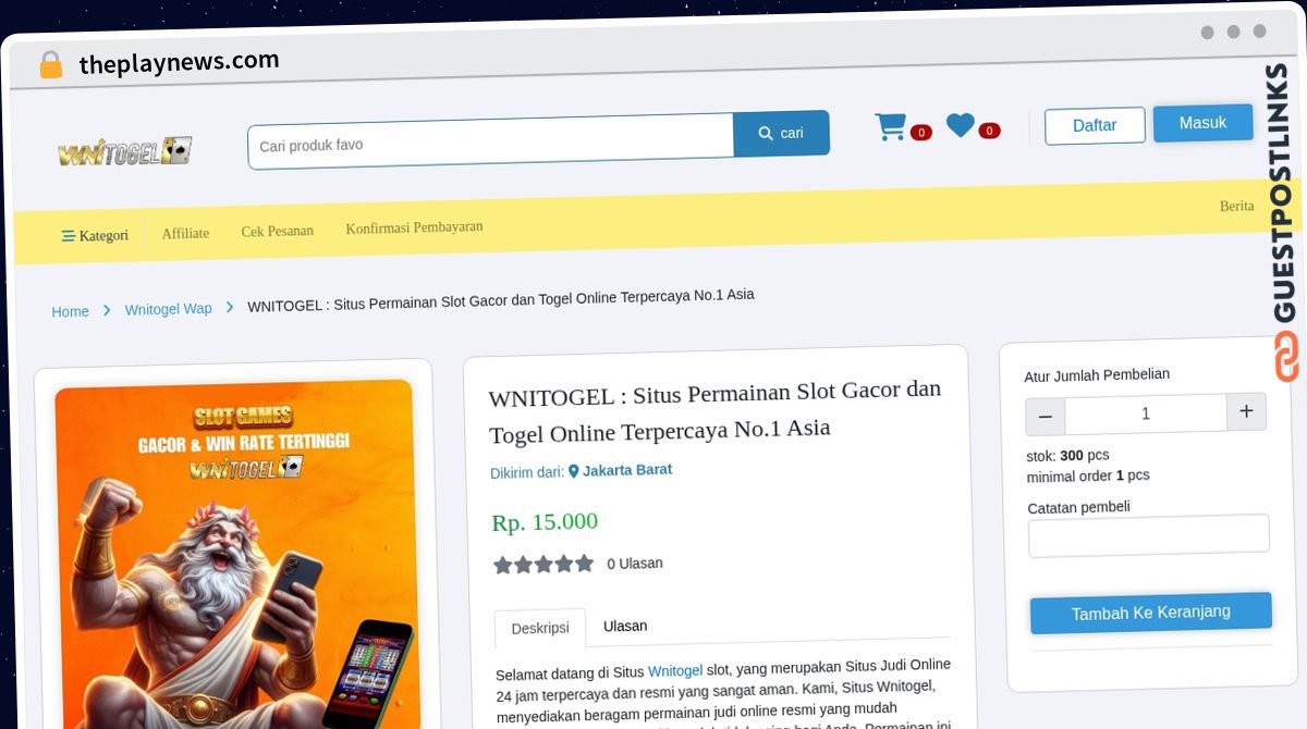 Publish Guest Post on theplaynews.com