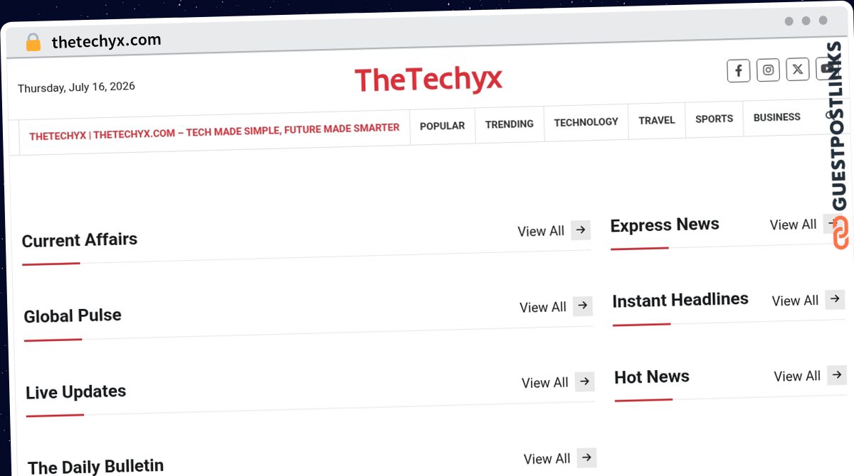 Publish Guest Post on thetechyx.com