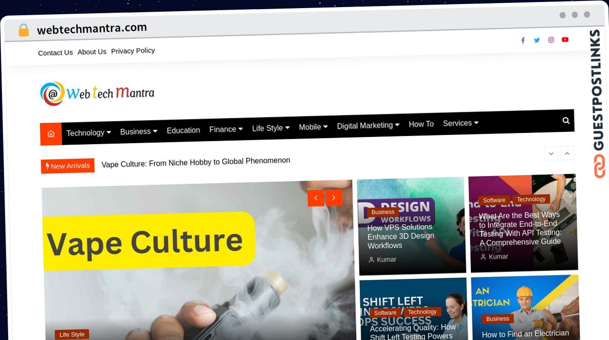 Publish Guest Post on webtechmantra.com
