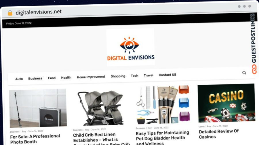 Publish Guest Post on digitalenvisions.net