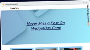 Publish Guest Post on widgetbox.com